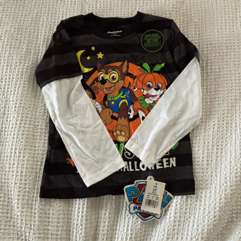 Kids Halloween Paw Patrol T-Shirt - Picture 2 of 5